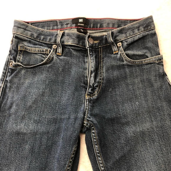 DC Shoe Co Dark Wash Straight Jeans 28 - Picture 3 of 13